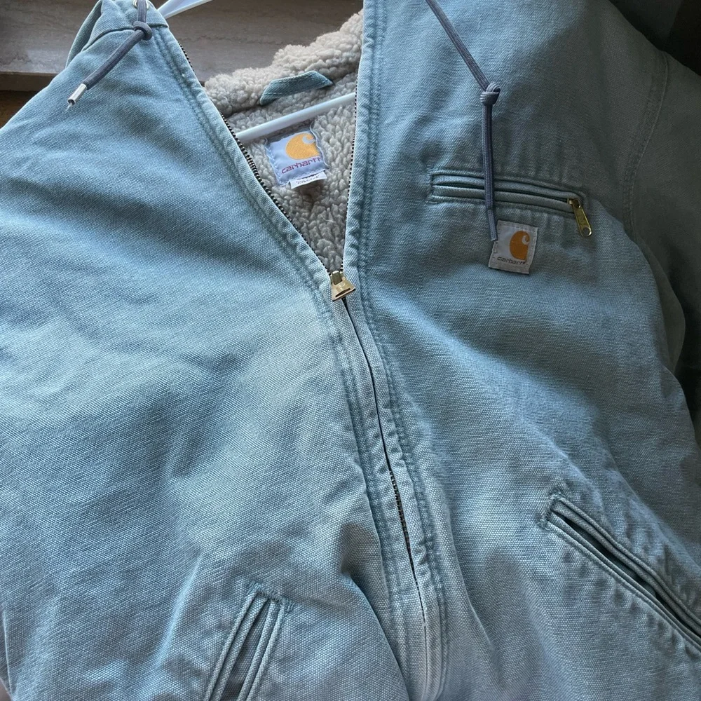 Carhartt Women’s Sierra Jacket- Seaglass Blue - Picture 4 of 6